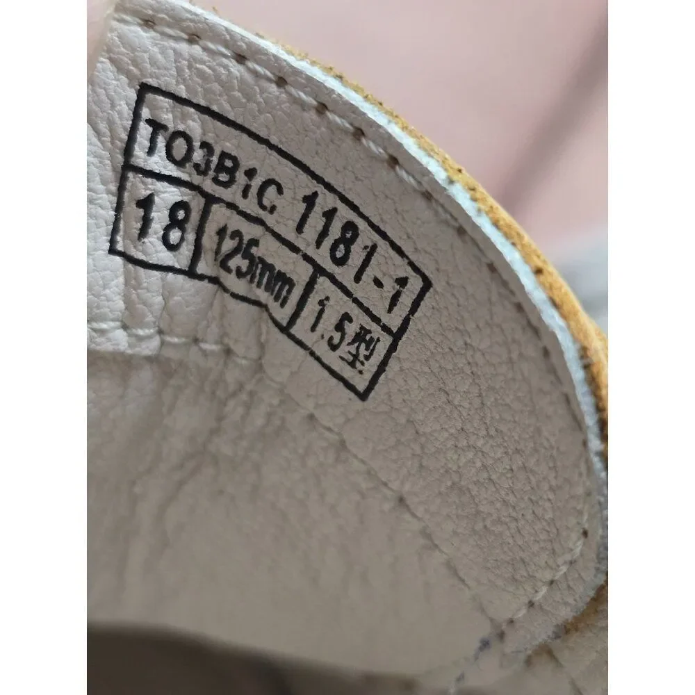 Taranis Kids Infant  leather shoes Non Slip size EU 18 U.S Sz 3